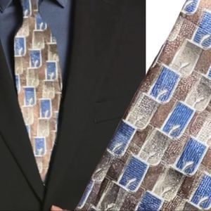 Bruno Barelli silk necktie